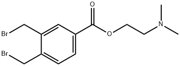 2-dimethylaminoethyl 3,4-bis(bromomethyl)benzoate 结构式