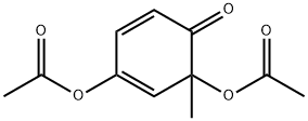 4,6-Diacetoxy-6-methyl-2,4-cyclohexadien-1-one 结构式