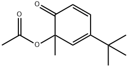 6-Acetoxy-4-tert-butyl-6-methyl-2,4-cyclohexadien-1-one 结构式