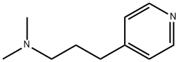 N1,N1-DIMETHYL-3-(4-PYRIDYL)PROPAN-1-AMINE 结构式