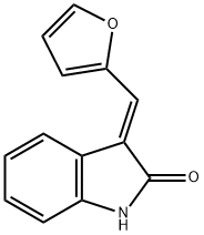 (3E)-3-(2-furylmethylidene)-1H-indol-2(3H)-one 结构式