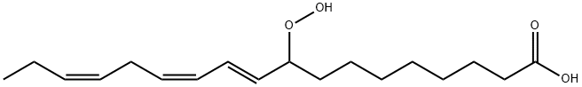 9-oxo-10,12,15-octadecatrienoic acid 结构式