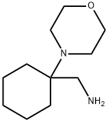 1-(1-吗啉-4-环己基)甲胺 结构式