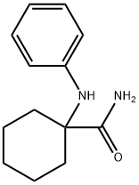 1-(苯基氨基)环己烷-1-甲酰胺 结构式