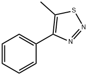 5-甲基-4-苯基-1,2,3-噻二唑 结构式