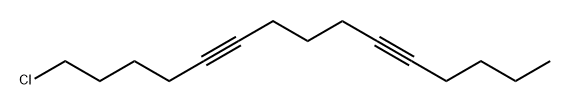 1-Chloro-5,10-pentadecadiyne 结构式