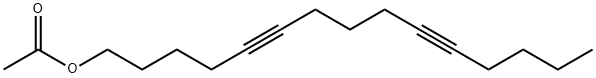 5,10-Pentadecadiyn-1-ol acetate 结构式