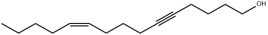 (Z)-10-Pentadecen-5-yn-1-ol 结构式