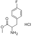 DL-对氟苯丙氨酸-OME盐酸盐 结构式
