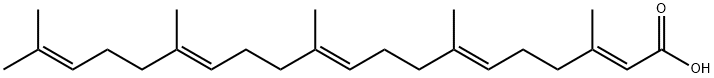 (2E,6E,10E,14E)-3,7,11,15,19-Pentamethyl-2,6,10,14,18-icosapentaenoic acid 结构式