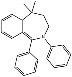 3,4,5,5a-Tetrahydro-5,5-dimethyl-1,2-diphenyl-2H-2-benzazepine 结构式