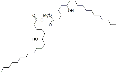 Bis(6-hydroxyoctadecanoic acid)magnesium salt 结构式