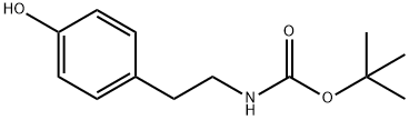 N-Boc-酪胺 结构式