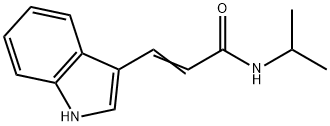 2-PropenaMide, 3-(1H-indol-3-yl)-N-(1-Methylethyl)- 结构式