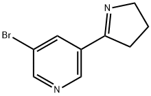 3-溴-5-(3,4-二氢-2H-吡咯-5-基)吡啶 结构式