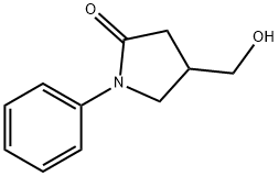 4-(羟甲基) -1-苯基吡咯烷 -2-酮 结构式