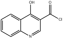 3-Quinolinecarbonyl chloride, 4-hydroxy- (9CI) 结构式