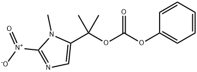 Carbonic acid 1-[2-nitro-1-methyl-1H-imidazol-5-yl]-1-methylethyl=phenyl ester 结构式