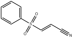 (E)-3-(phenylsulfonyl)acrylonitrile 结构式