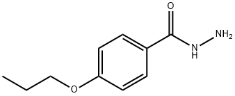 4-丙氧基苯甲酰肼 结构式
