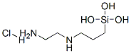 [3-[(2-aminoethyl)amino]propyl]silanetriol, monohydrochloride 结构式