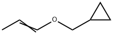 (1-Propenyloxy)methylcyclopropane 结构式