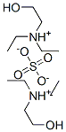 bis[diethyl(hydroxyethyl)ammonium] sulphate 结构式