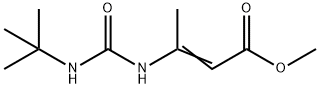 methyl 3-[[[tert-butylamino]carbonyl]amino]-2-butenoate 结构式