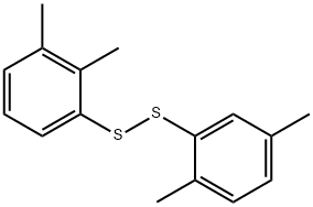 2,3-xylyl 2,5-xylyl disulphide 结构式