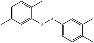 2,5-xylyl 3,4-xylyl disulphide 结构式