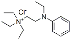 triethyl[2-(ethylphenylamino)ethyl]ammonium chloride 结构式