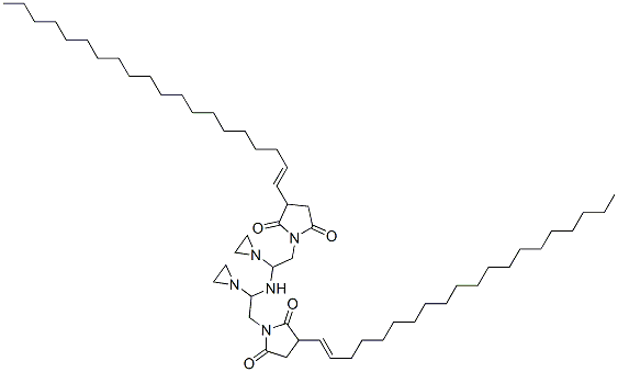 1,1'-[iminobis(ethyleneiminoethylene)]bis[3-(icosenyl)pyrrolidine-2,5-dione] 结构式