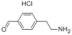 4-(2-氨基乙基)-苯甲醛盐酸盐(1:1) 结构式