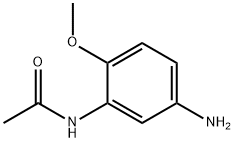 N-(5-氨基-2-甲氧基苯基)乙酰胺 结构式