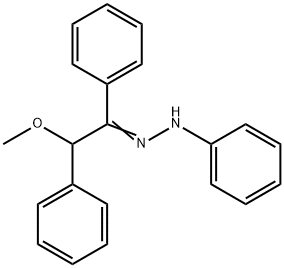 Benzoin methyl ether phenyl hydrazone 结构式