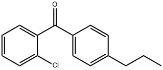 2-CHLORO-4'-N-PROPYLBENZOPHENONE 结构式