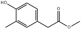 甲酯2-(4-羟基-3-甲基苯基)乙酸 结构式