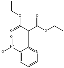 ALPHA-[2-(3'-NITROPYRIDINYL)] DIETHYL MALONATE 结构式