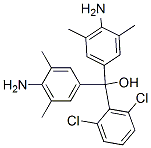 4,4'-diamino-2'',6''-dichloro-3,3',5,5'-tetramethyltrityl alcohol 结构式