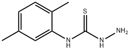 3-氨基-1-(2,5-二甲基苯基)硫代脲 结构式