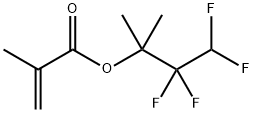 2,2,3,3-tetrafluoro-1,1-dimethylpropyl methacrylate 结构式