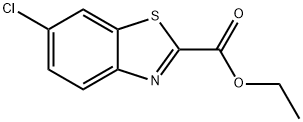 6-CHLORO-2-BENZOTHIAZOLECARBOXYLIC ACID ETHYL ESTER 结构式