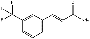 3-(trifluoromethyl)cinnamide 结构式