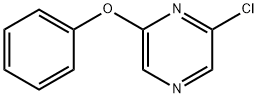 2-氯-6-苯氧基吡嗪 结构式