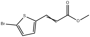 3-(5-BROMO-THIOPHEN-2-YL)-ACRYLIC ACID METHYL ESTER 结构式