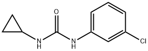 N-(3-chlorophenyl)-N'-cyclopropylurea 结构式