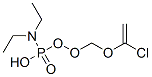 N-(1-chloroethenoxy-methoxy-phosphoryl)-N-ethyl-ethanamine 结构式
