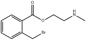 2-(Methylamino)ethyl 2-(bromomethyl)benzoate 结构式