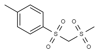 (Methylsulfonyl)(p-tolylsulfonyl)methane 结构式