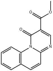 1-Oxo-1H-pyrimido[1,2-a]quinoline-2-carboxylic acid methyl ester 结构式